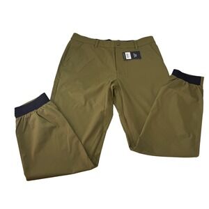 Good Good Golf Stance Sport Jogger Pants Olive Green GG277 Mens 34 x30 New